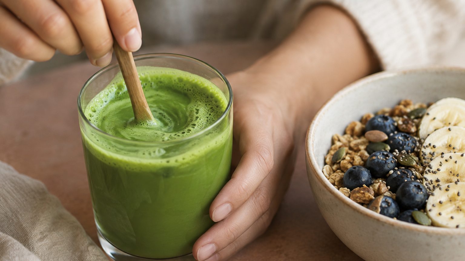 Benefits of Drinking Greens in the Morning